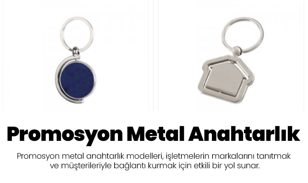 Promosyon Metal Anahtarlık Modelleri